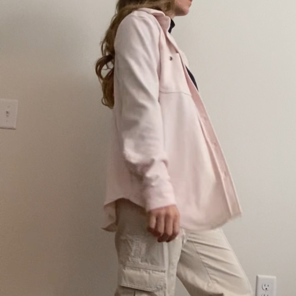 T Tahari Soft Blush Pink Top